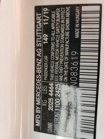 2020 MERCEDES-BENZ CLA 250 - W1K5J4GB9LN083619