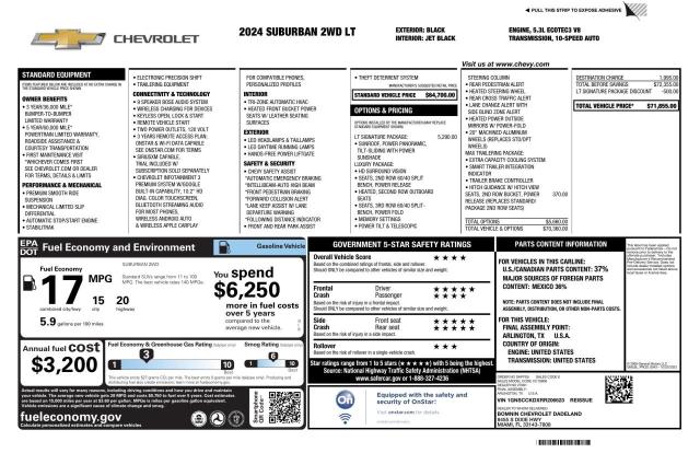 2024 CHEVROLET SUBURBAN C 1GNSCCKDXRR206623