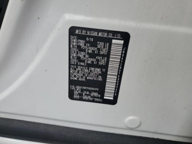 2019 NISSAN ARMADA SV JN8AY2ND7K9094479