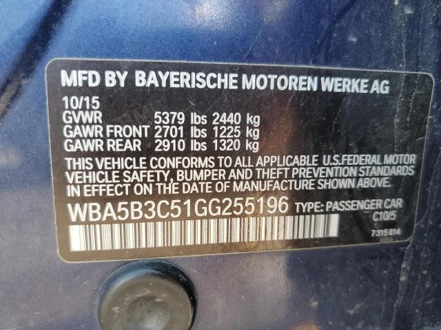 2016 BMW 535 XI WBA5B3C51GG255196