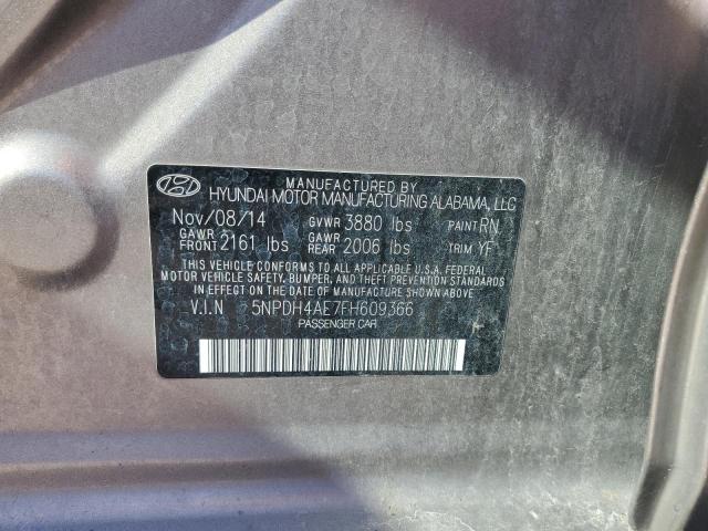 2015 HYUNDAI ELANTRA SE #3260472555