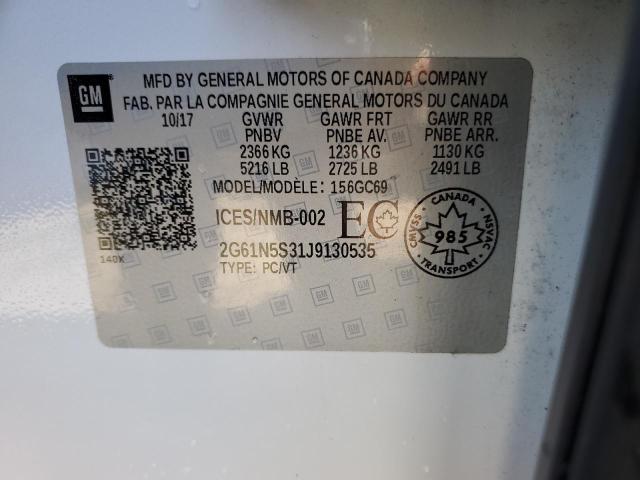 2018 CADILLAC XTS LUXURY 2G61N5S31J9130535
