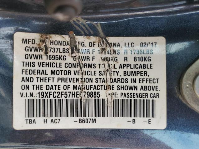 2017 HONDA CIVIC LX #3240105482