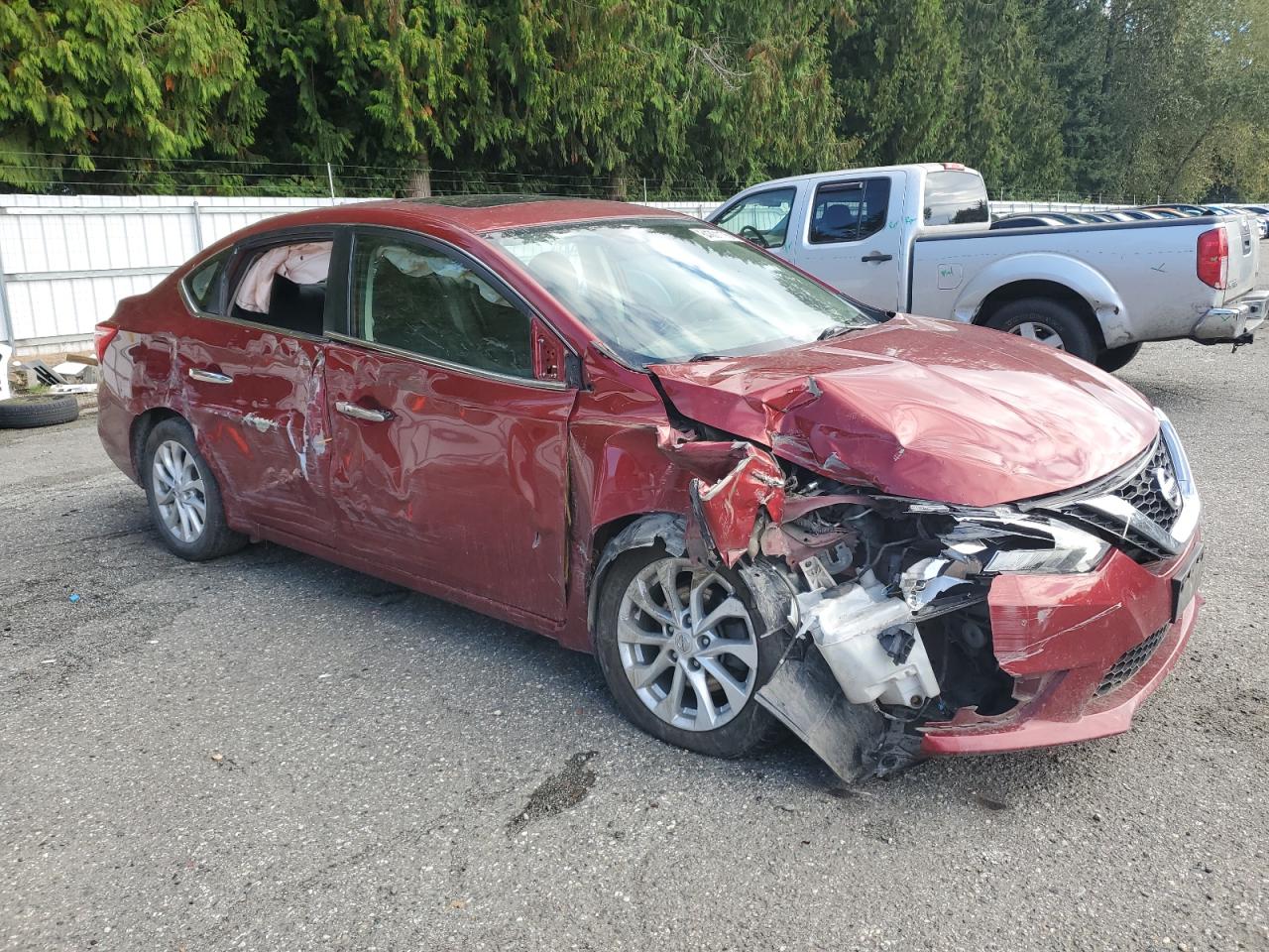 Lot #3305640743 2019 NISSAN SENTRA S