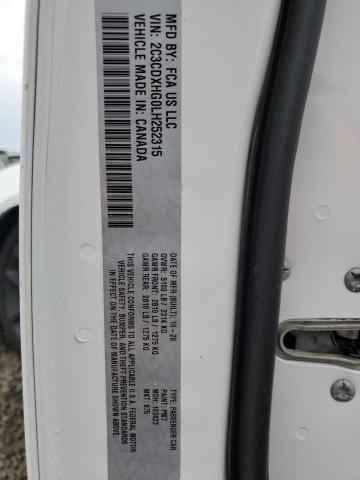 2020 DODGE CHARGER GT 2C3CDXHG0LH252315