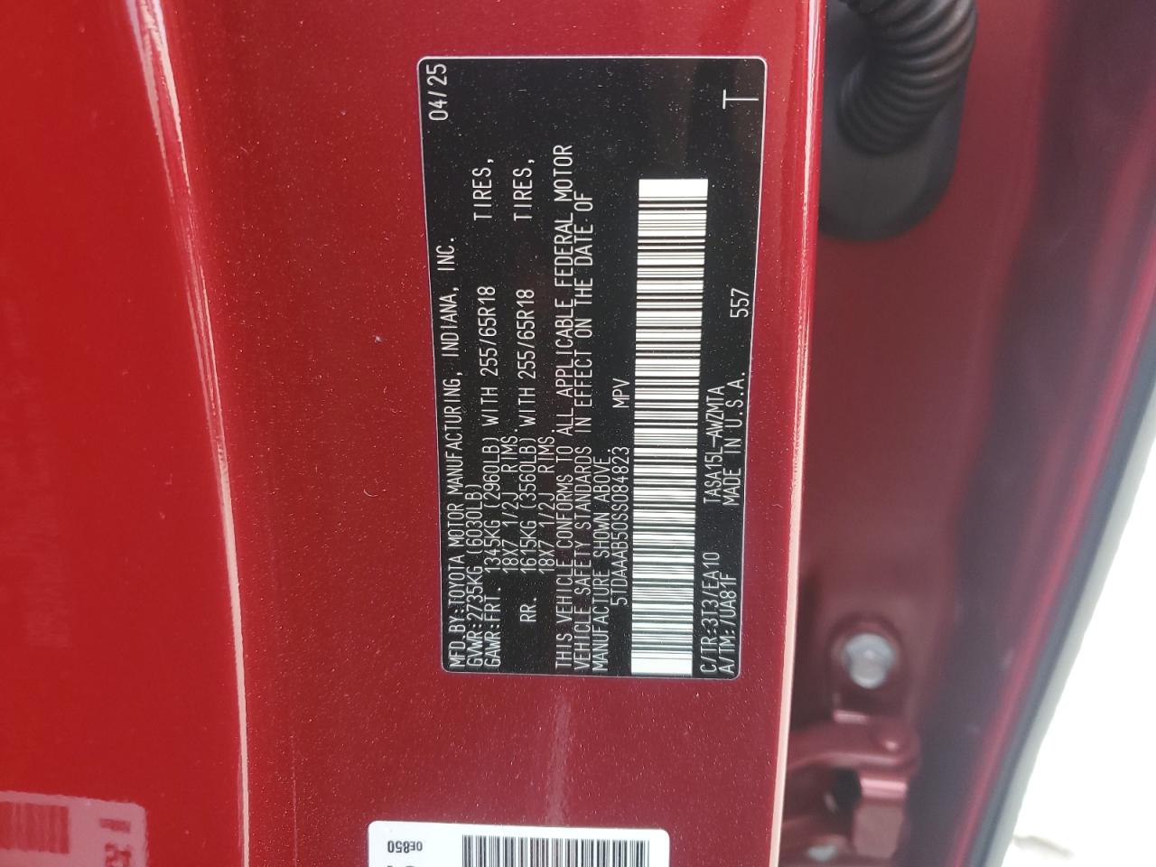 TOYOTA HIGHLANDER LE