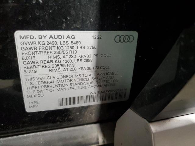 2023 AUDI Q5 PREMIUM WA1EAAFY6P2074716