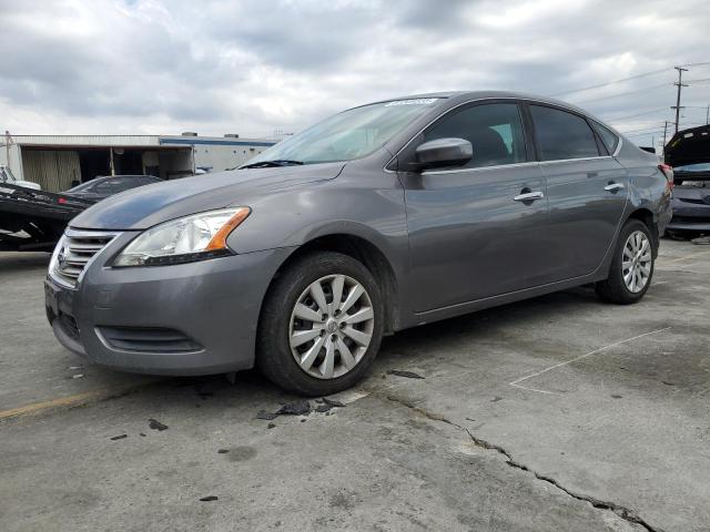 NISSAN SENTRA S 2015 gray  gas 3N1AB7AP2FY237500 photo #1