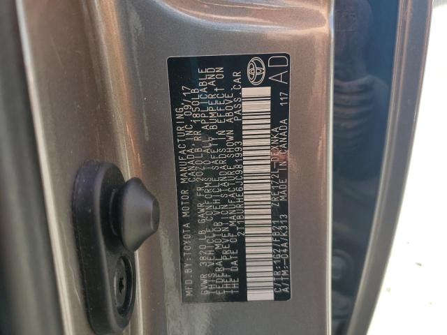 2018 TOYOTA COROLLA L 2T1BURHE6JC981993