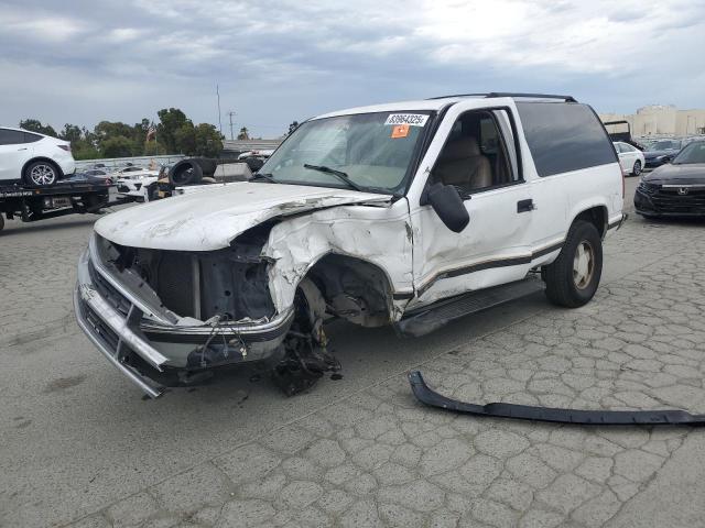 CHEVROLET TAHOE K150 1999 white  gas 3GNEK18R0XG116269 photo #1