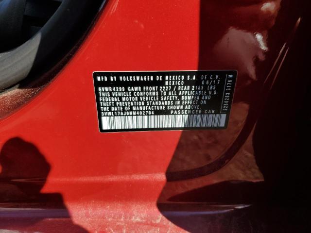2017 VOLKSWAGEN JETTA SEL 3VWL17AJ6HM402704