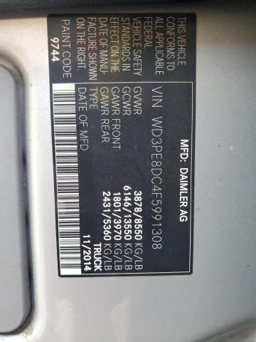 2015 MERCEDES-BENZ SPRINTER 2 WD3PE8DC4F5991308