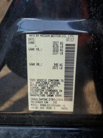 2017 NISSAN ALTIMA 2.5 1N4AL3AP1HC296204