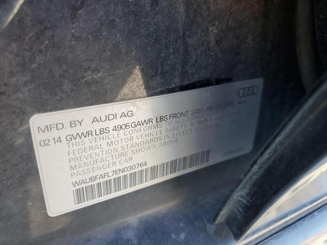 2014 AUDI A4 PREMIUM - WAUBFAFL7EN030764