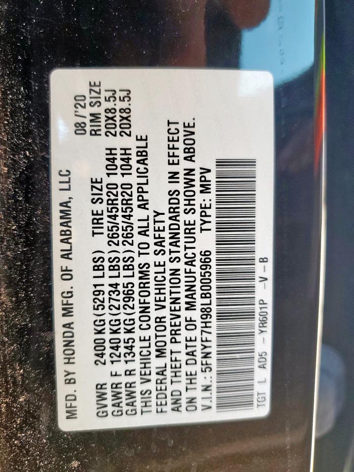 HONDA PASSPORT TOURING