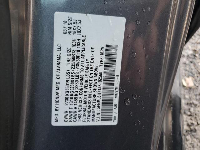 2018 HONDA ODYSSEY EXL - 5FNRL6H71JB102560