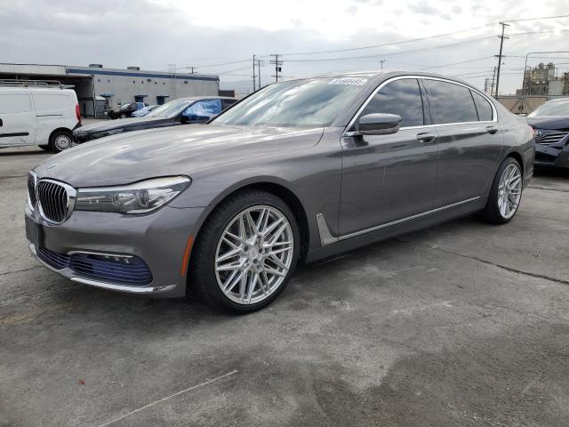 BMW 740 I 2017 gray  gas WBA7E2C52HG739390 photo #1