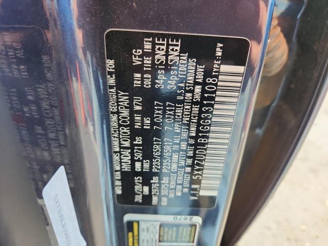 2016 HYUNDAI SANTA FE S - 5XYZUDLB1GG331108