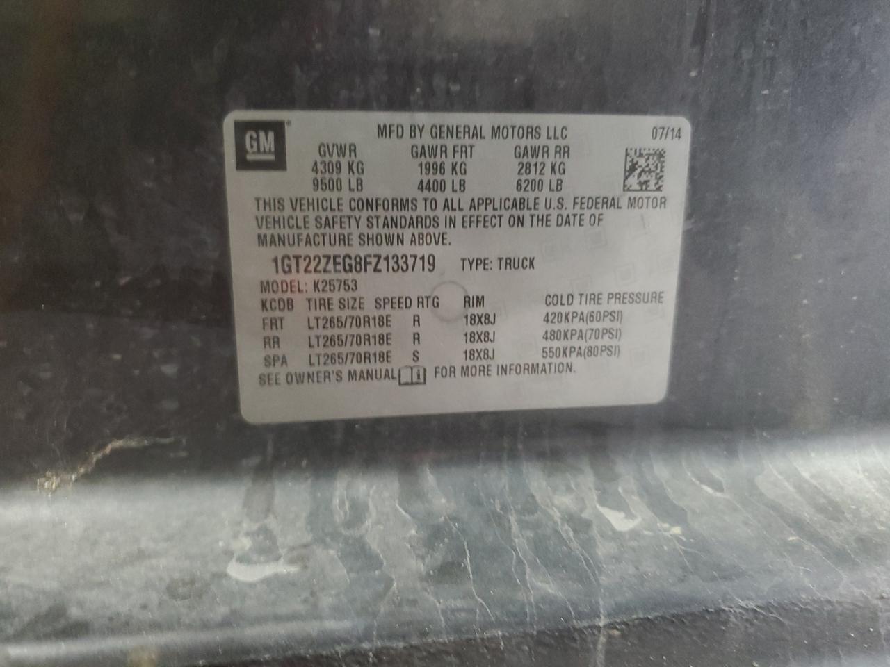 GMC SIERRA K2500 SLT