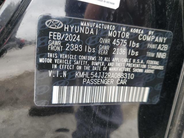 2024 HYUNDAI SONATA HYBRID KMHL54JJ2RA088310