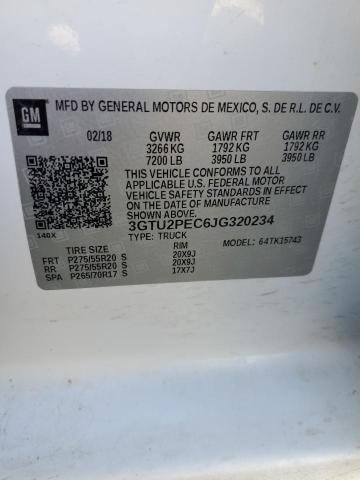 2018 GMC SIERRA K1500 DENALI - 3GTU2PEC6JG320234