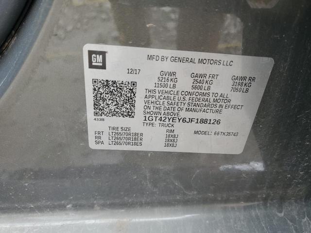 2018 GMC SIERRA K35 1GT42YEY6JF188126