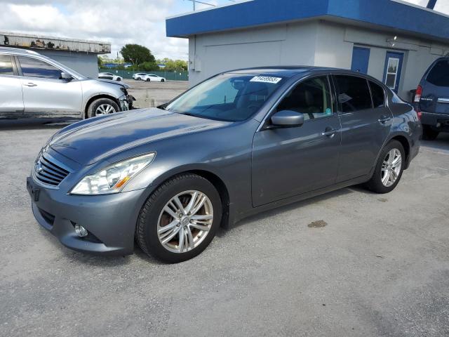 INFINITI G37 2012 gray  gas JN1CV6ARXCM976947 photo #1
