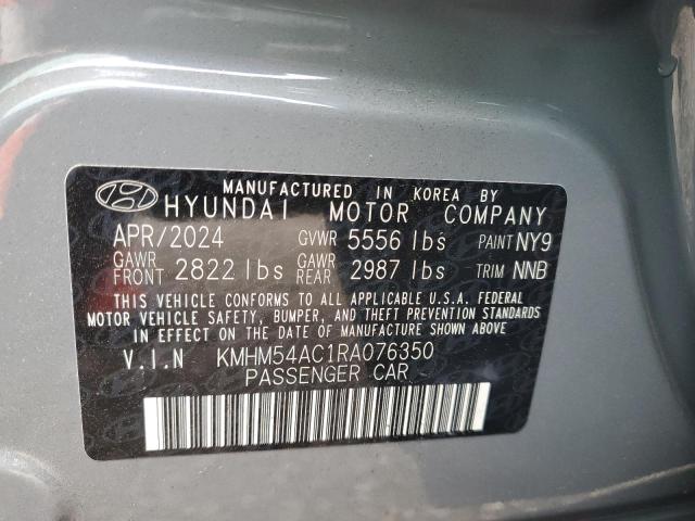 2024 HYUNDAI IONIQ 6 LI KMHM54AC1RA076350
