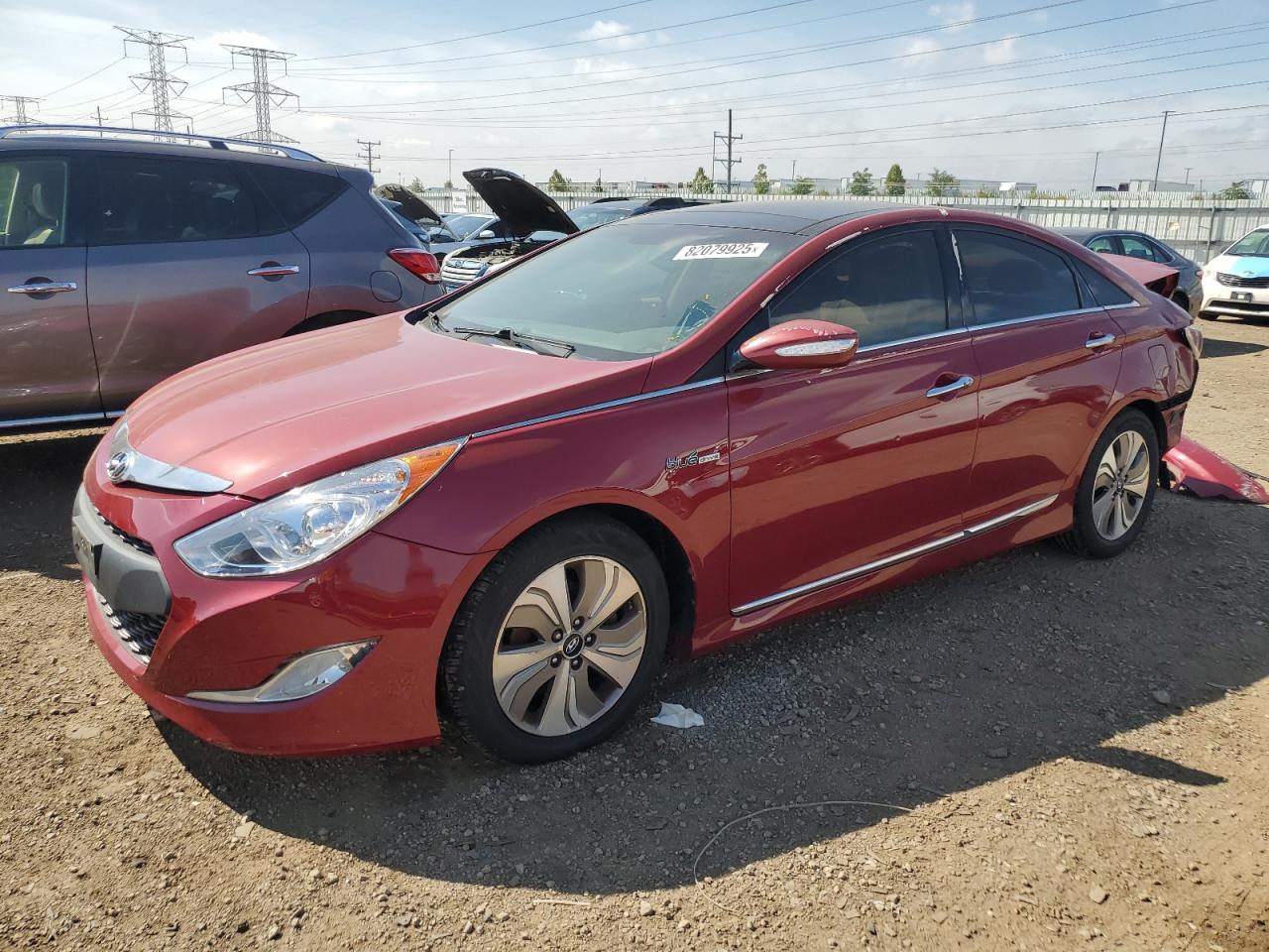 Lot #3290371757 2015 HYUNDAI SONATA HYBRID