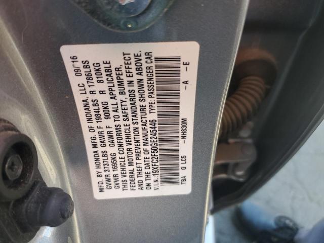 2016 HONDA CIVIC LX 19XFC2F50GE245446