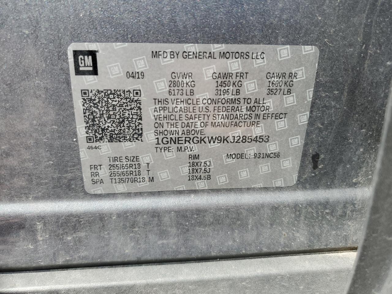 CHEVROLET TRAVERSE LT