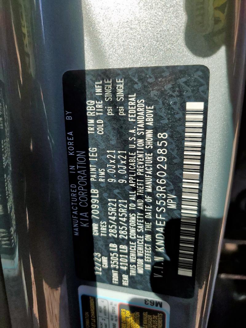 2024 KIA EV9 GT LIN - KNDAEFS53R6029858