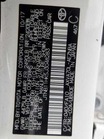 2018 TOYOTA CAMRY L JTNB11HK5J3048283