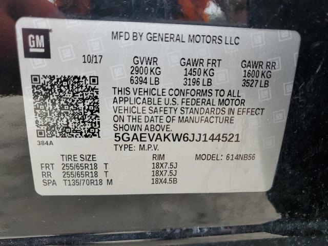 2018 BUICK ENCLAVE ES - 5GAEVAKW6JJ144521