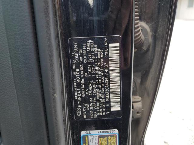 2017 HYUNDAI TUCSON LIMITED KM8J3CA4XHU514887