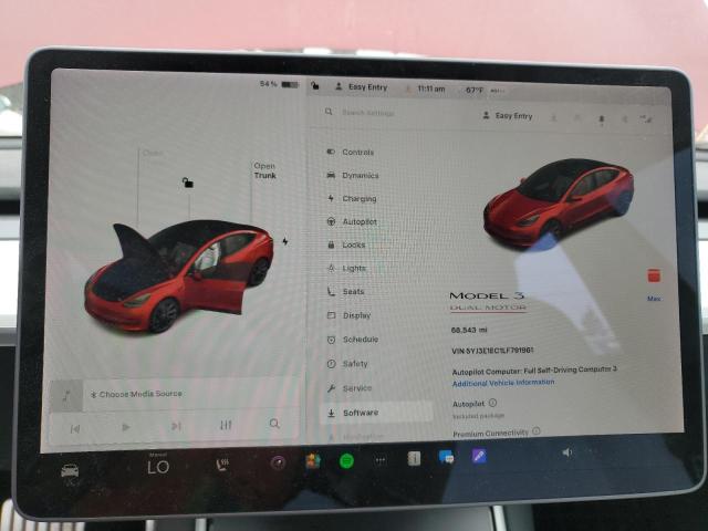 2020 TESLA MODEL 3 5YJ3E1EC1LF791961