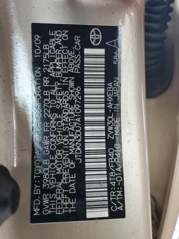 2010 TOYOTA PRIUS - JTDKN3DU7A1097296