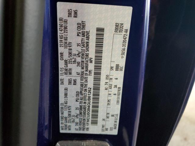 2016 FORD ESCAPE SE - 1FMCU0G94GUB61262