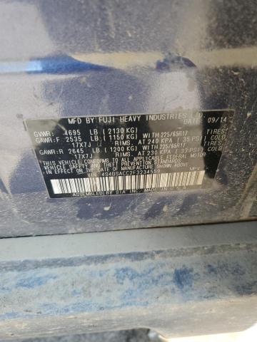 2015 SUBARU OUTBACK 2. - 4S4BSACC2F3234559