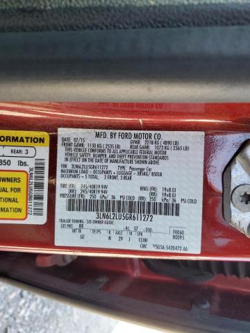 2016 LINCOLN MKZ HYBRID 3LN6L2LU5GR611272