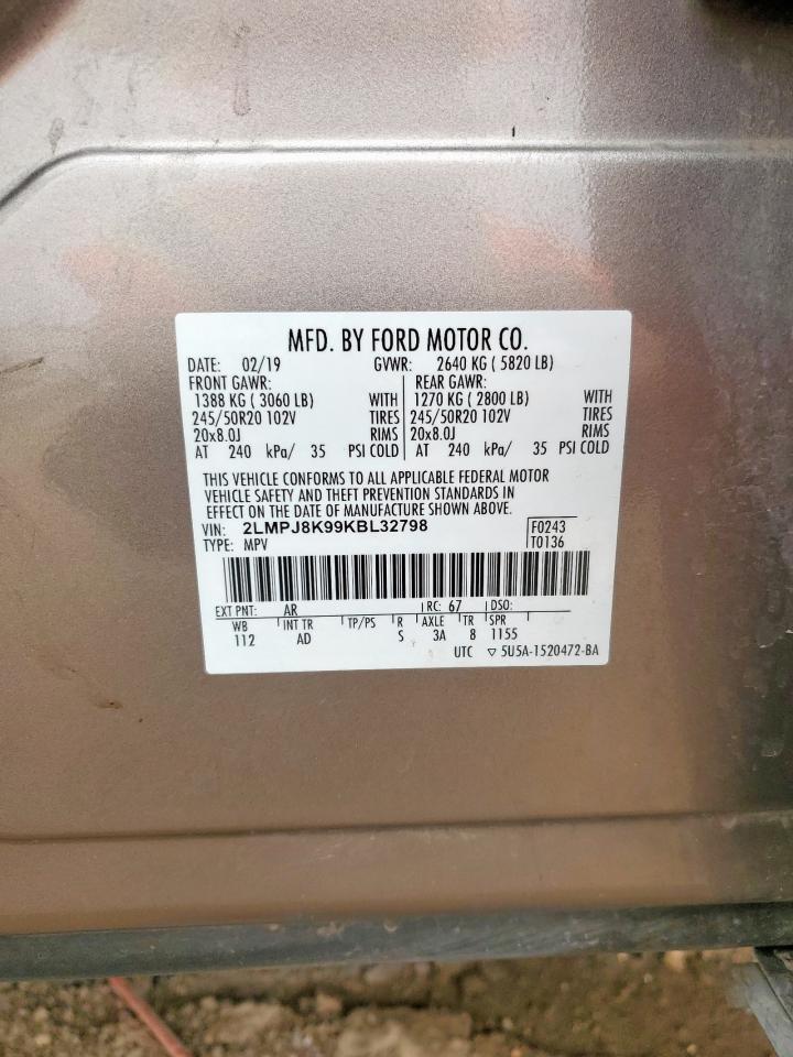 LINCOLN NAUTILUS SELECT