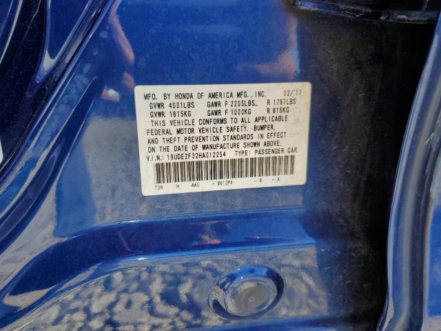 2017 ACURA ILX BASE WATCH PLUS 19UDE2F32HA012254