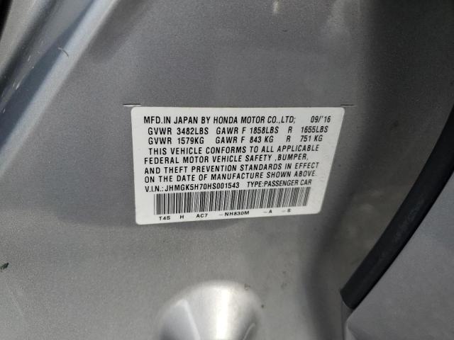 2017 HONDA FIT EX #3290180208