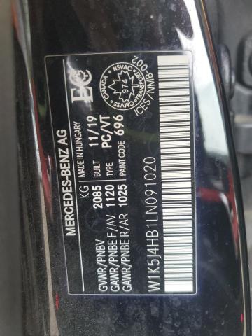 2020 MERCEDES-BENZ CLA 250 4MATIC W1K5J4HB1LN091020