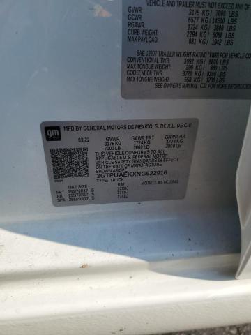 2022 GMC SIERRA K15 3GTPUAEKXNG522916