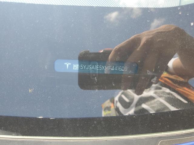2021 TESLA MODEL S 5YJSA1E5XMF441609