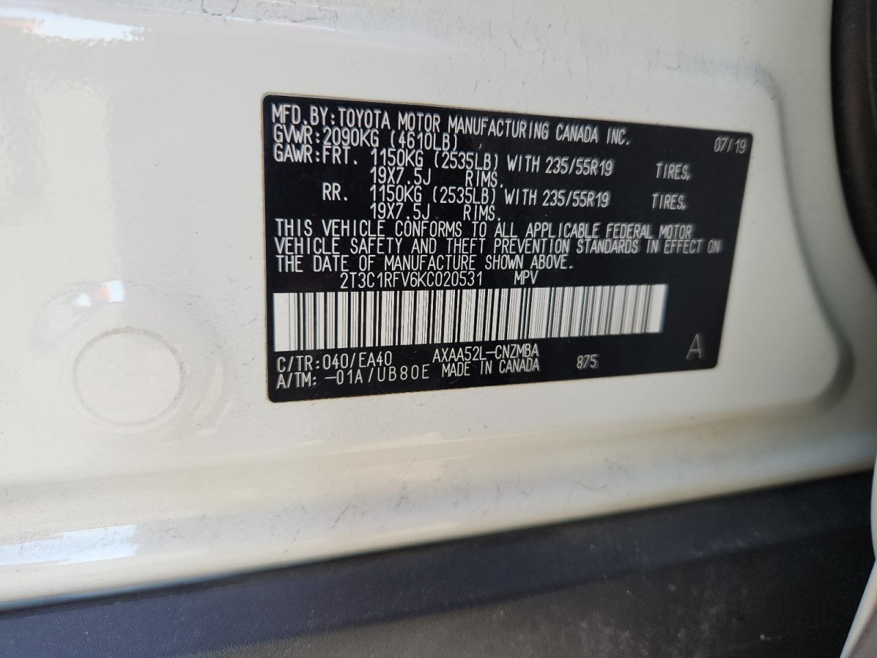 TOYOTA RAV4 XLE PREMIUM