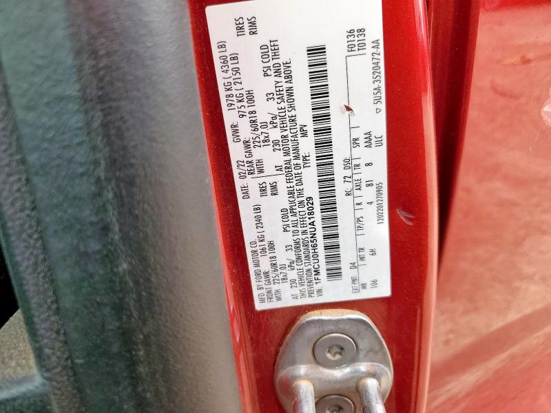 2022 FORD ESCAPE SEL #3279707914