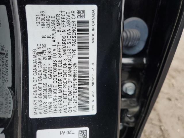 2022 HONDA CIVIC SPOR #3293731935