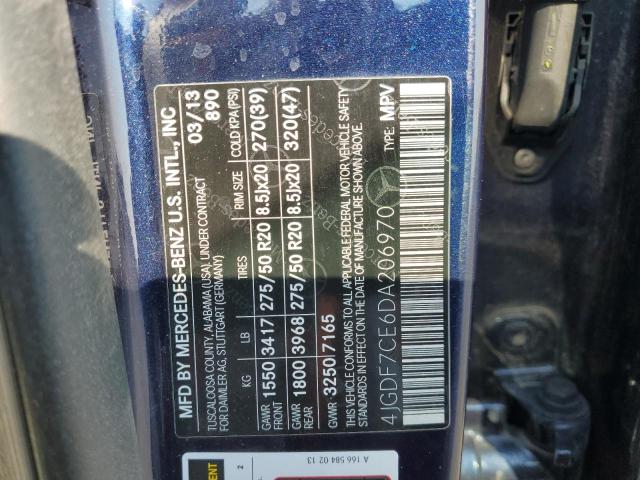 2013 MERCEDES-BENZ GL 450 4MA #3268916230